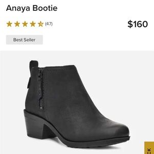 NIB! Teva Anaya Bootie - Black - 8 NWT Women’s Ankle Boots